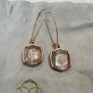 Kendra Scott | Davis Rose Gold Drop Earrings